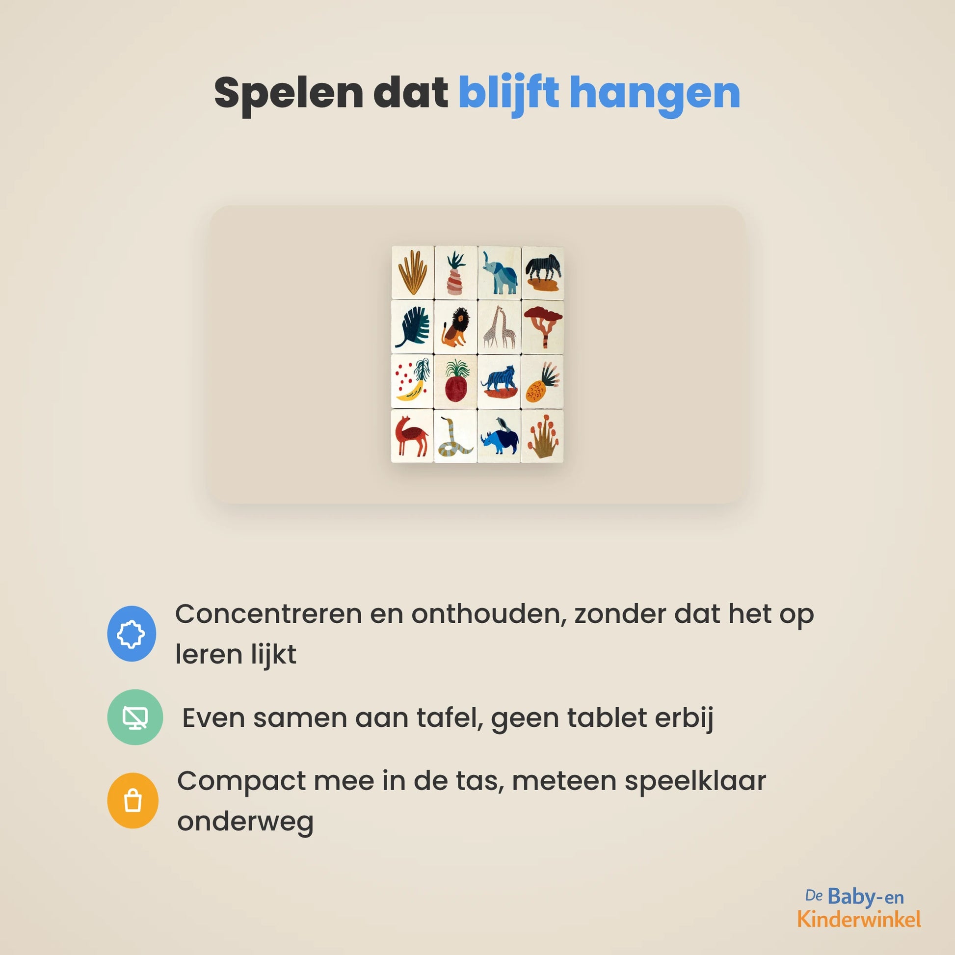 MemoryMatch voordelen