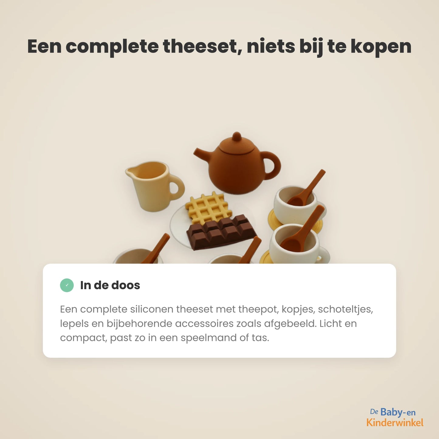 MiniBrew Speelthee Set inhoud en formaat