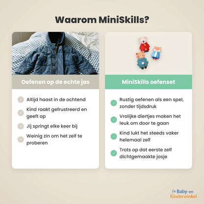 MiniSkills Montessori oefenbord vergelijking