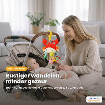 StrolliPlay™: hangend babyspeeltje voor kinderwagen, box en wieg (0 tot 12 maanden)