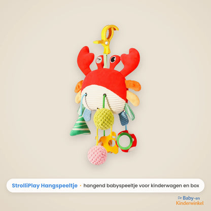 StrolliPlay™: hangend babyspeeltje voor kinderwagen, box en wieg (0 tot 12 maanden)