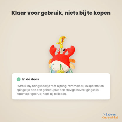StrolliPlay™: hangend babyspeeltje voor kinderwagen, box en wieg (0 tot 12 maanden)