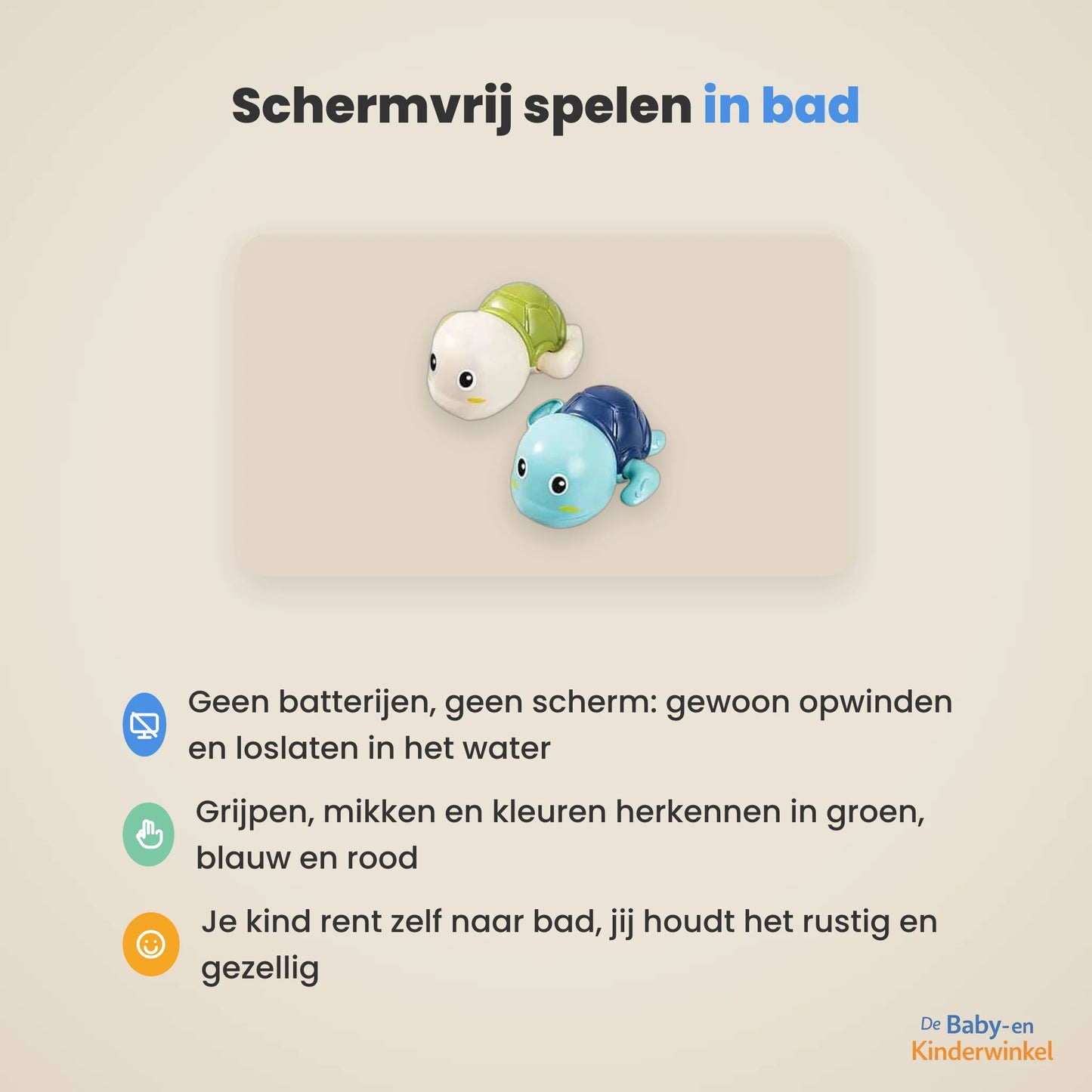 Toddla Zwemschildpadjes voordelen