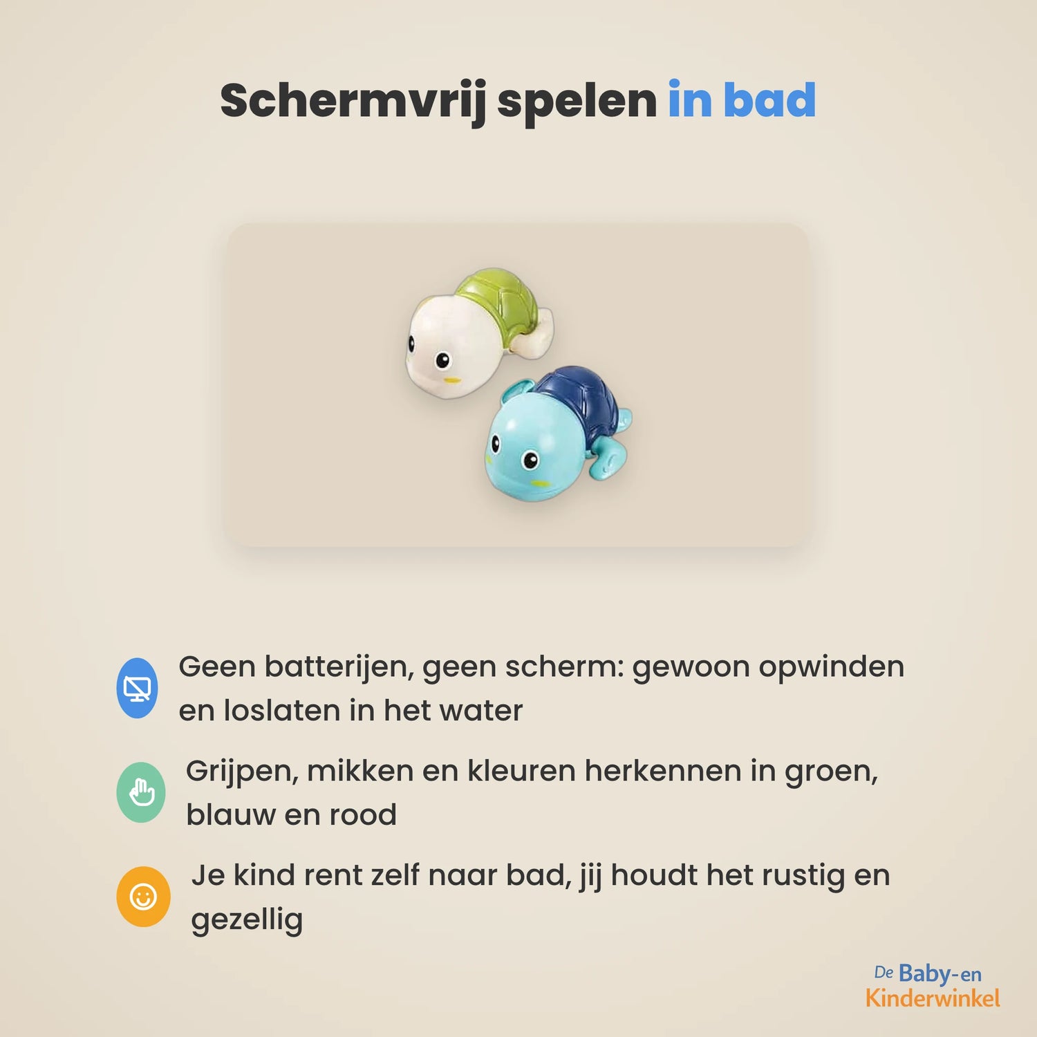 Toddla Zwemschildpadjes voordelen