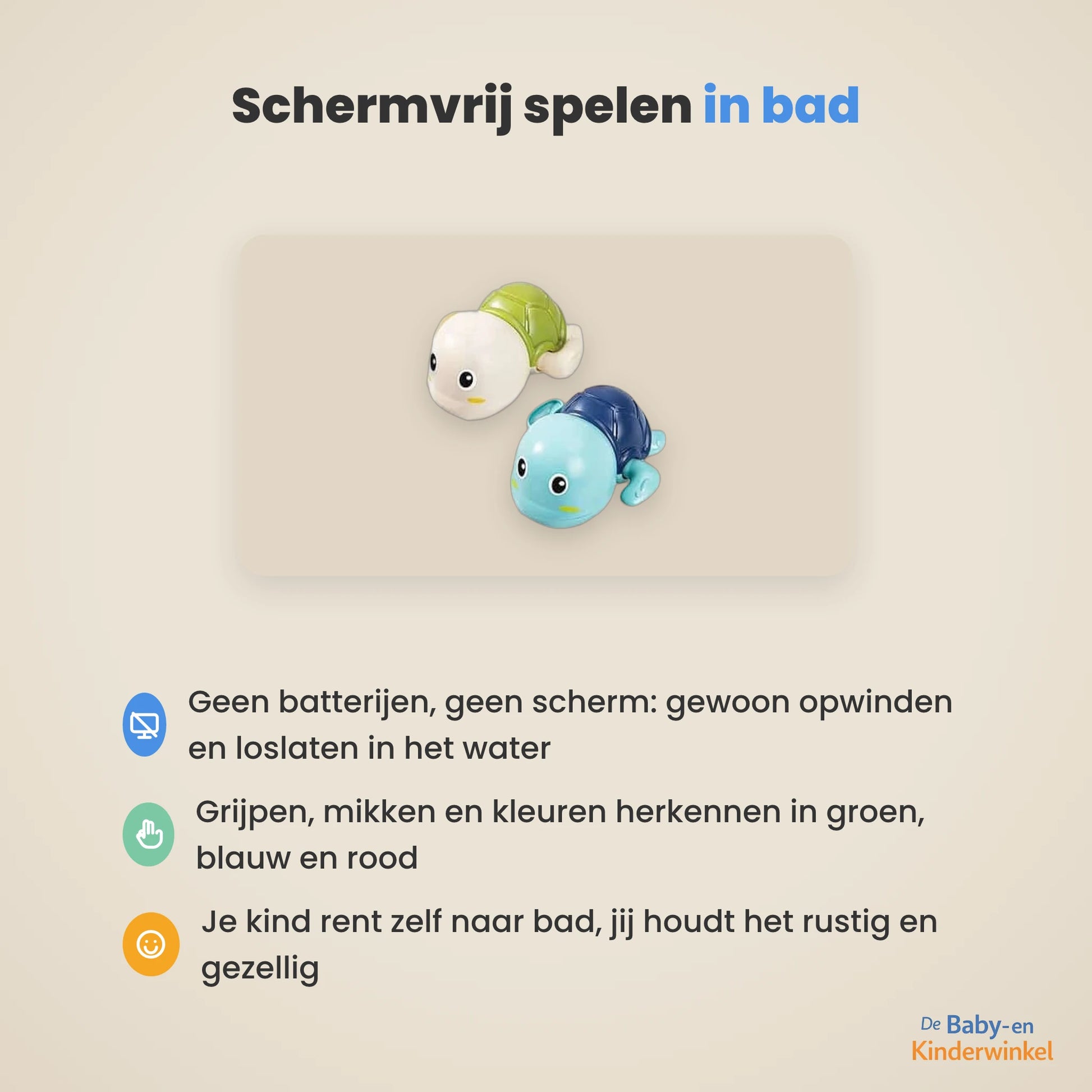 Toddla Zwemschildpadjes voordelen