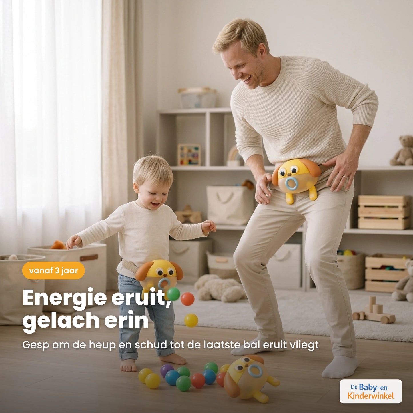 Schud-Ei Spel: actief beweegspel dat de hele kamer aan het lachen krijgt (vanaf 3 jaar)
