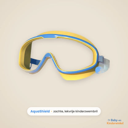 AquaShield Goggles™: lekvrije kinderzwembril voor kinderen die water in de ogen haten (2 tot 12 jaar)