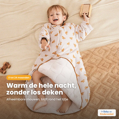 StrolliSleep™ babyslaapzak met afneembare mouwen (0 tot 24 maanden)