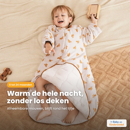 StrolliSleep™ babyslaapzak met afneembare mouwen (0 tot 24 maanden)