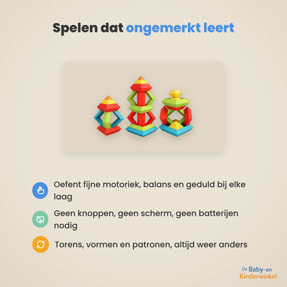 Stapel Blokken Set voordelen