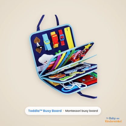 Toddla™ Montessori Busy Board: leren spelen zonder scherm (peuters en kleuters)