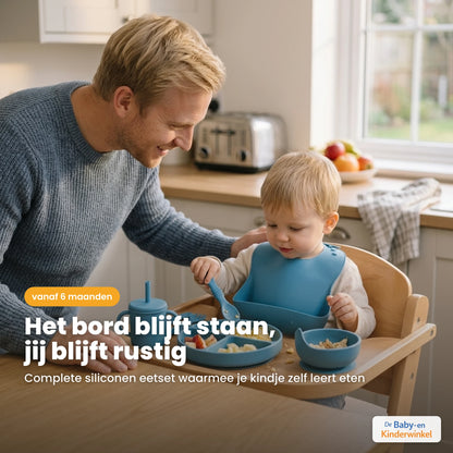 Toddla Siliconen Baby Eetset sfeerbeeld in gebruik