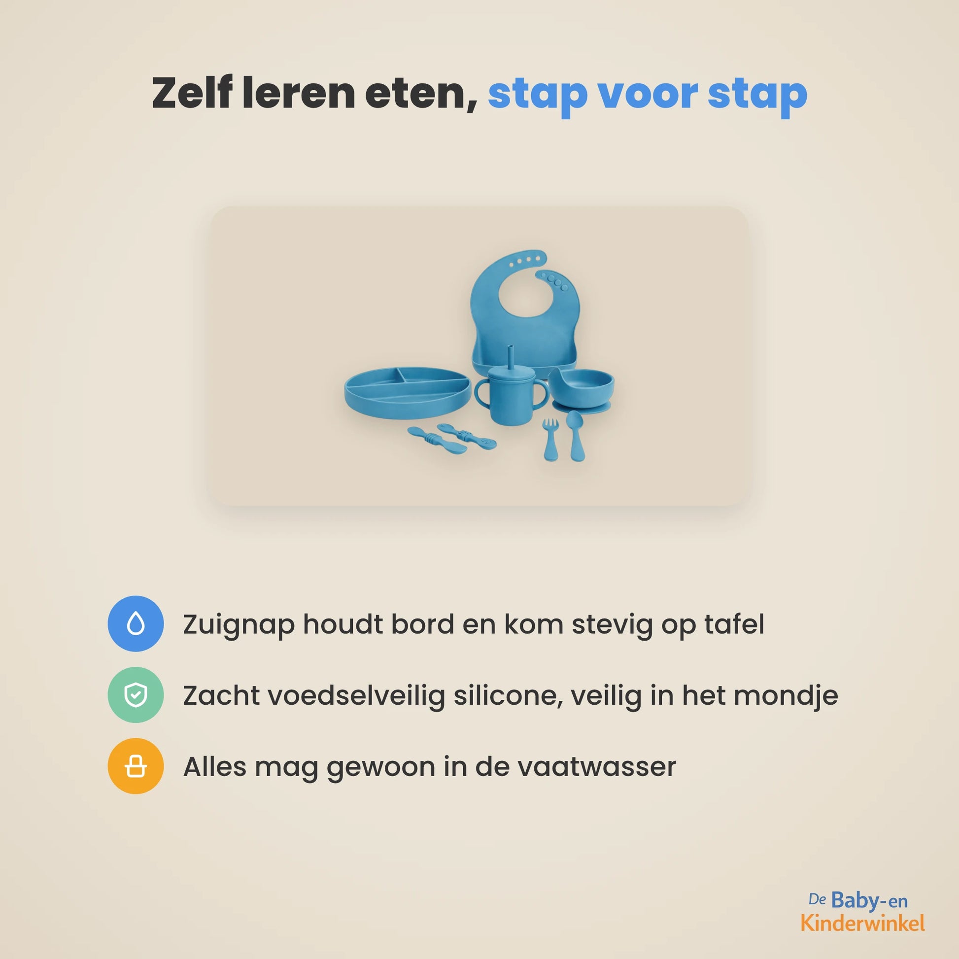 Toddla Siliconen Baby Eetset voordelen