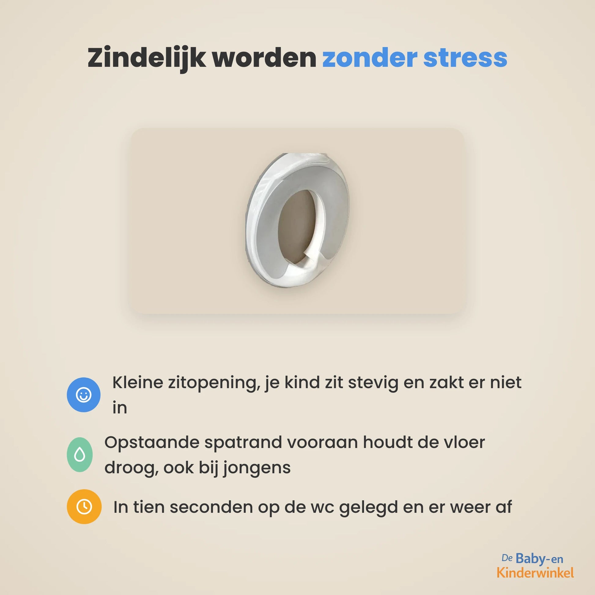 PottyStart Kindertoiletbril met spatrand voor jongens en meisjes (zindelijkheidstraining) voordelen