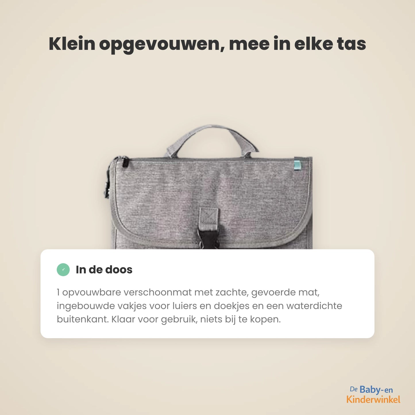 Toddla verschoonmat inhoud en formaat