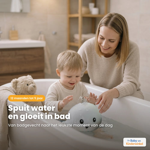Toddla Walvis Badspeeltje sfeerbeeld in gebruik