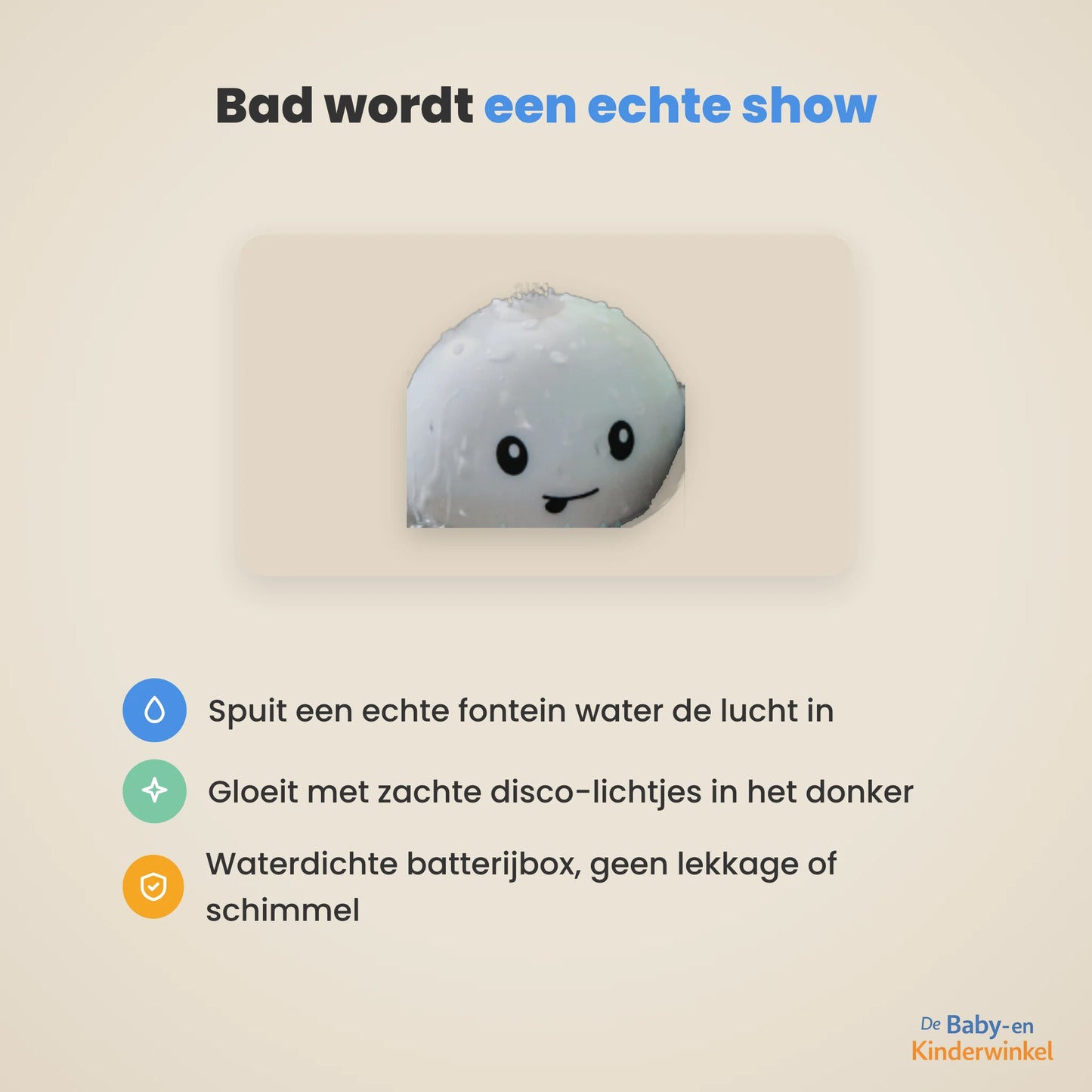 Toddla Walvis Badspeeltje voordelen
