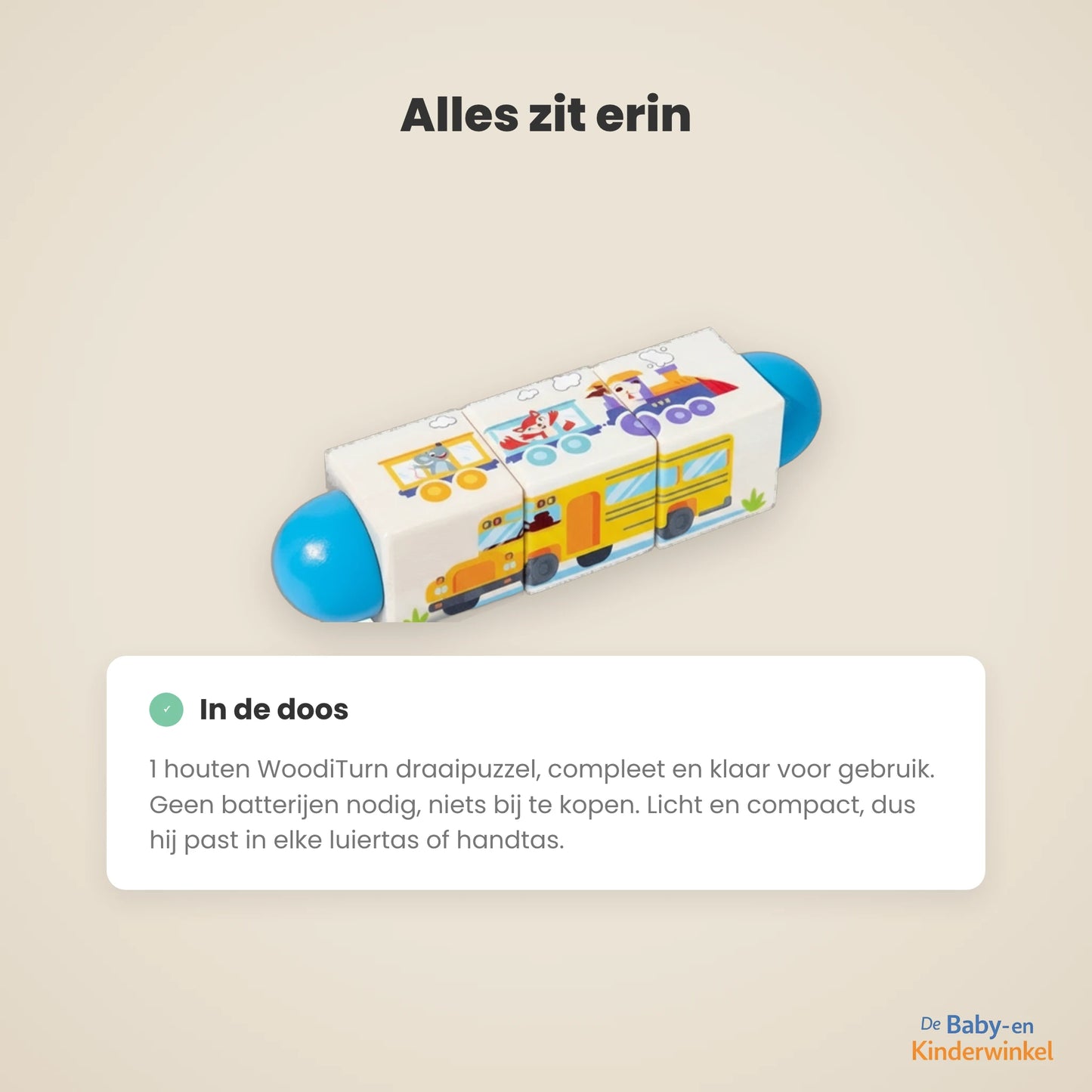 WoodiTurn inhoud en formaat
