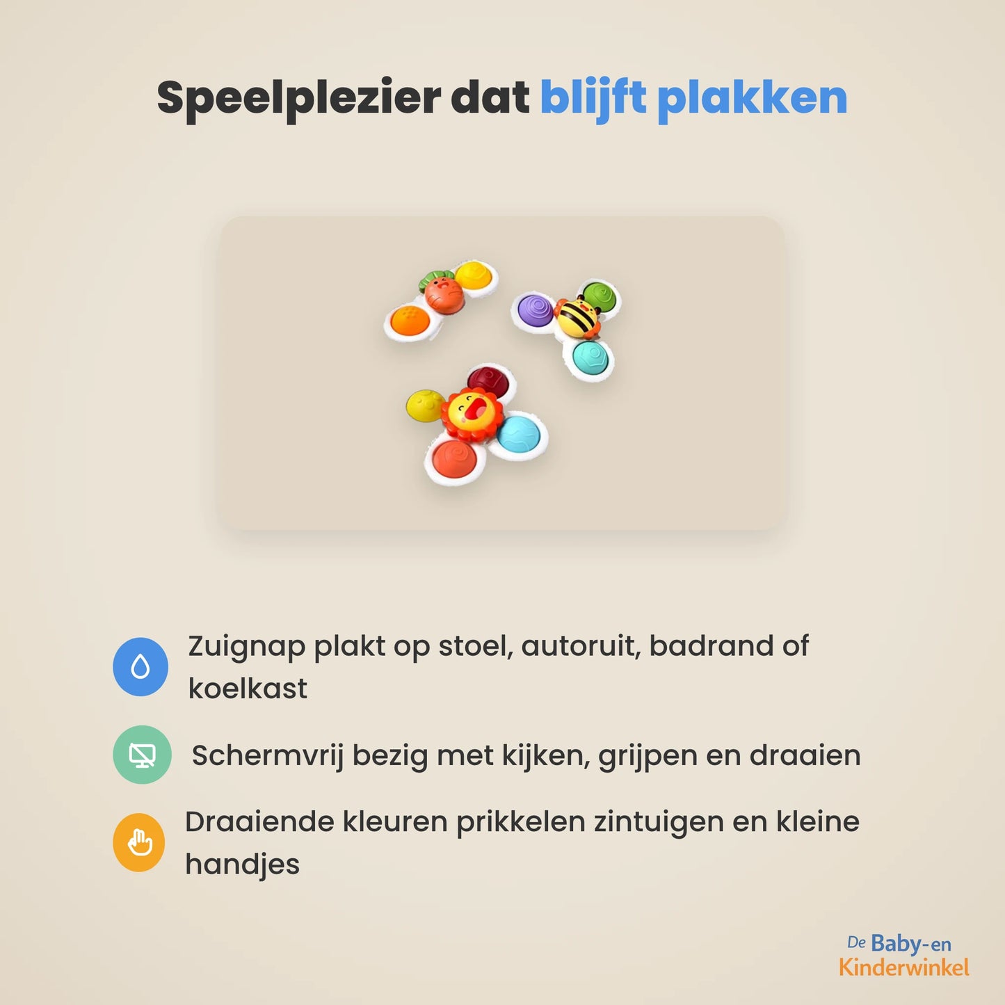 Toddla Zuignap-spinners voordelen
