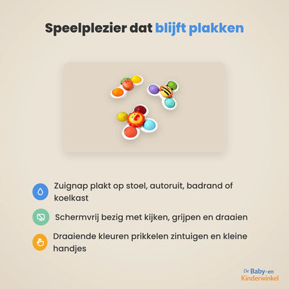 Toddla Zuignap-spinners voordelen